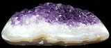 Purple Amethyst Crystal Heart - Uruguay #46212-1